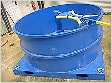 Custom Fabrication - Service Loop Carrier for the Oilfield Industry